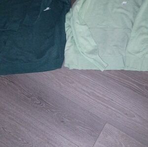 Nike Dark Green and Light Green Sweatshirts